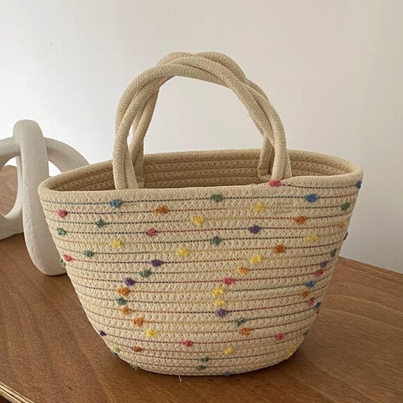 Handmade Braided Rope Bag - Picture 5 of 14